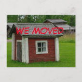 住所おもしろいはがきの変更 案内ポストカード (正面)