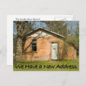 住所おもしろいはがきの変更#31 案内ポストカード (正面/裏面)