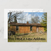 住所おもしろいはがきの変更#32 案内ポストカード (正面/裏面)