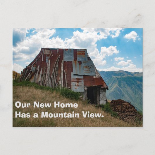 住所おもしろいカードの変更: Tin Roof 案内ポストカード (正面)