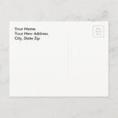 住所おもしろい変更はがき 案内ポストカード (裏面)