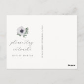 住所かわいらし引っ越しましたの緑の変化 ポストカード (裏面)