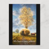 住所が変わった | エッグハおもしろいウス 案内ポストカード (正面)