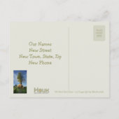 住所が変わった | オールドエッグハウス 案内ポストカード (裏面)