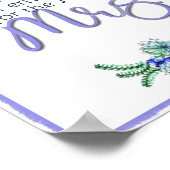 住所と封筒の多汁 ポスター (角)