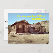 住所のおもしろい変更の可能性 案内ポストカード (正面/裏面)