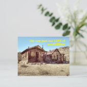 住所のおもしろい変更の可能性 案内ポストカード (スタンド正面)