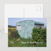 住所のカスタマイズ可能な変更 ポストカード (正面/裏面)