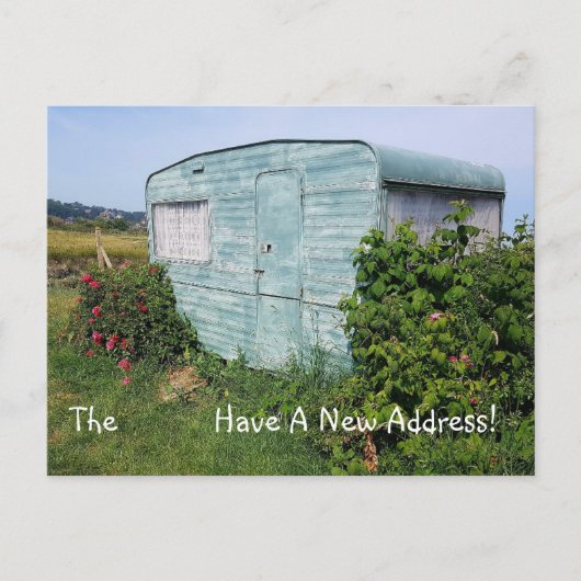 住所のカスタマイズ可能な変更 ポストカード (正面)