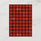 住所のクリスマス変更レッドトラック移動 名刺 (裏面)