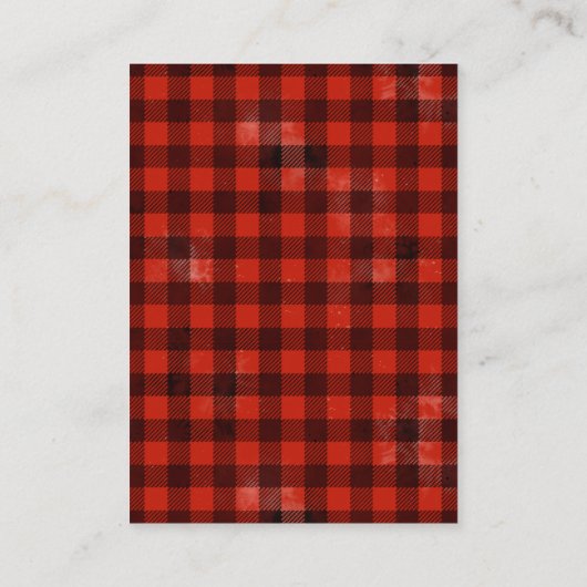 住所のクリスマス変更レッドトラック移動 名刺 (裏面)