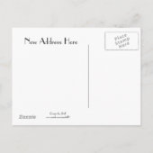 住所のツリーのシルエット変更 案内ポストカード (裏面)