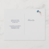 住所のビーチ変更に関する告知 ポストカード (裏面)