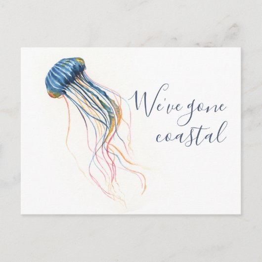 住所のビーチ変更に関する告知 ポストカード (正面)