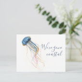 住所のビーチ変更に関する告知 ポストカード (スタンド正面)