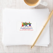 住所の休日の変更の新しい自宅住所 ラベル (インサイチュ)