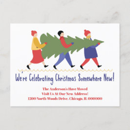 住所の休日の変更の新しい自宅住所 案内ポストカード