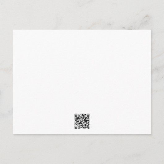 住所の休日の変更新しい自宅住所のアナウンス 案内ポストカード (裏面)