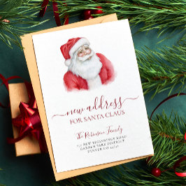 住所の休日の移動のクリスマス変更 案内状
