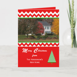 住所の写真の変更クリスマスカード シーズンカード