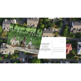 住所の変更おもしろい写真カスタム葉書 ポストカード
