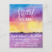 住所の変更に伴い、ラベンダーフィールドが移動されました 案内ポストカード (正面)