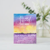 住所の変更に伴い、ラベンダーフィールドが移動されました 案内ポストカード (スタンド正面)