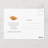 住所の変更に関する発表 ポストカード (裏面)