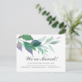 住所の変更に関する発表 ポストカード (スタンド正面)