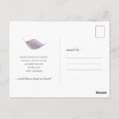 住所の変更に関する発表 ポストカード (裏面)