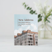 住所の変更に関する発表 ポストカード (スタンド正面)