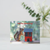 住所の変更のお知らせリス 案内ポストカード (スタンド正面)