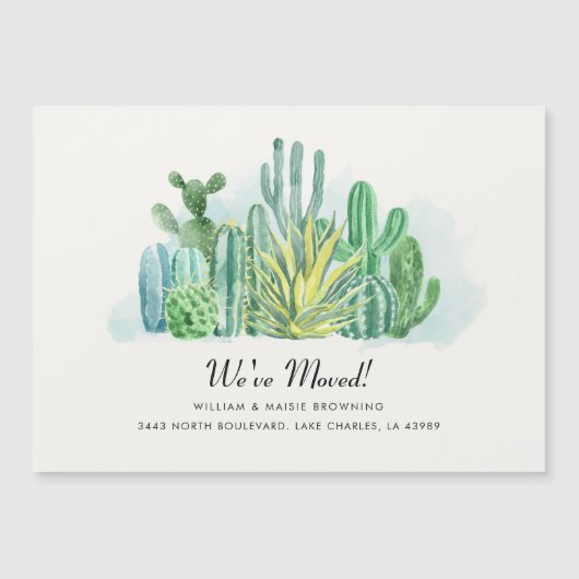 住所の変更のお知らせ (正面)