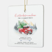 住所の変更のお知らせ セラミックオーナメント (左)