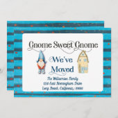 住所の変更の新しいホーム引っ越しました格言 案内状 (正面/裏面)