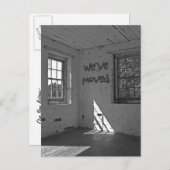 住所の変更の移動 案内ポストカード (正面/裏面)