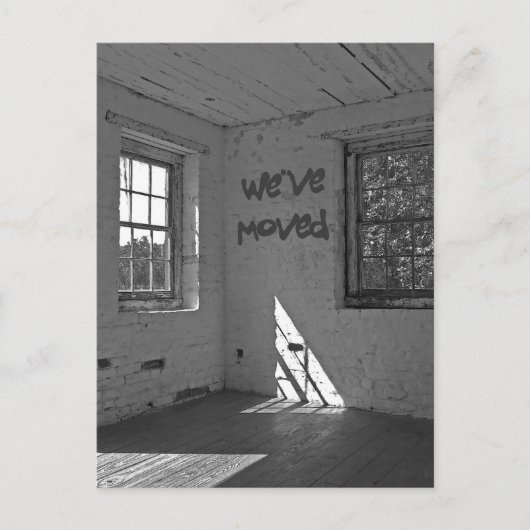 住所の変更の移動 案内ポストカード (正面)