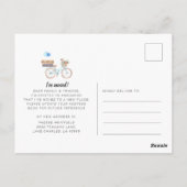 住所の変更の通知を移動した ポストカード (裏面)