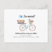 住所の変更の通知を移動した ポストカード (正面)