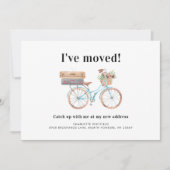 住所の変更の通知を移動した 案内状 (正面)
