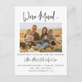 住所の変更は家の写真を移動した 案内ポストカード (正面)