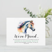 住所の変更は水彩馬を移動した 招待状 (スタンド正面)