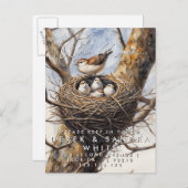 住所の変更は発表記事を移動した 案内ポストカード (正面/裏面)