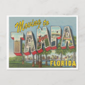 住所の変更をタンパフロリダヴィンテージに移動中 ポストカード (正面)