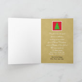 住所の変更クリスマスカード シーズンカード (内部)