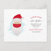 住所の変更クリスマス休暇の移動 案内ポストカード (正面)