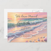 住所の変更コースタルポストカードホームスイートホーム 案内ポストカード (正面/裏面)