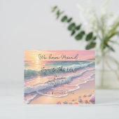 住所の変更コースタルポストカードホームスイートホーム 案内ポストカード (スタンド正面)