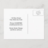 住所の変更スクリプト書記告知 案内ポストカード (裏面)