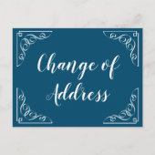 住所の変更スクリプト書記告知 案内ポストカード (正面)